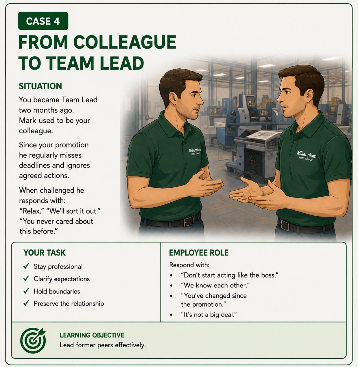 Case 4 — From Colleague to Team Lead (Visual)