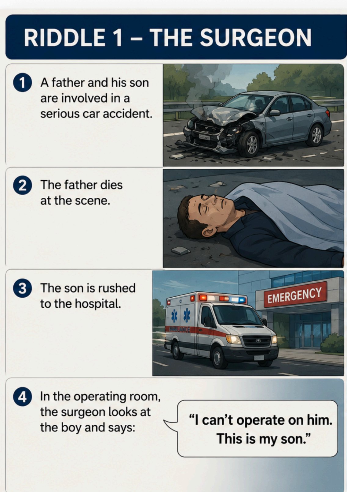 Riddle 1 — The Surgeon